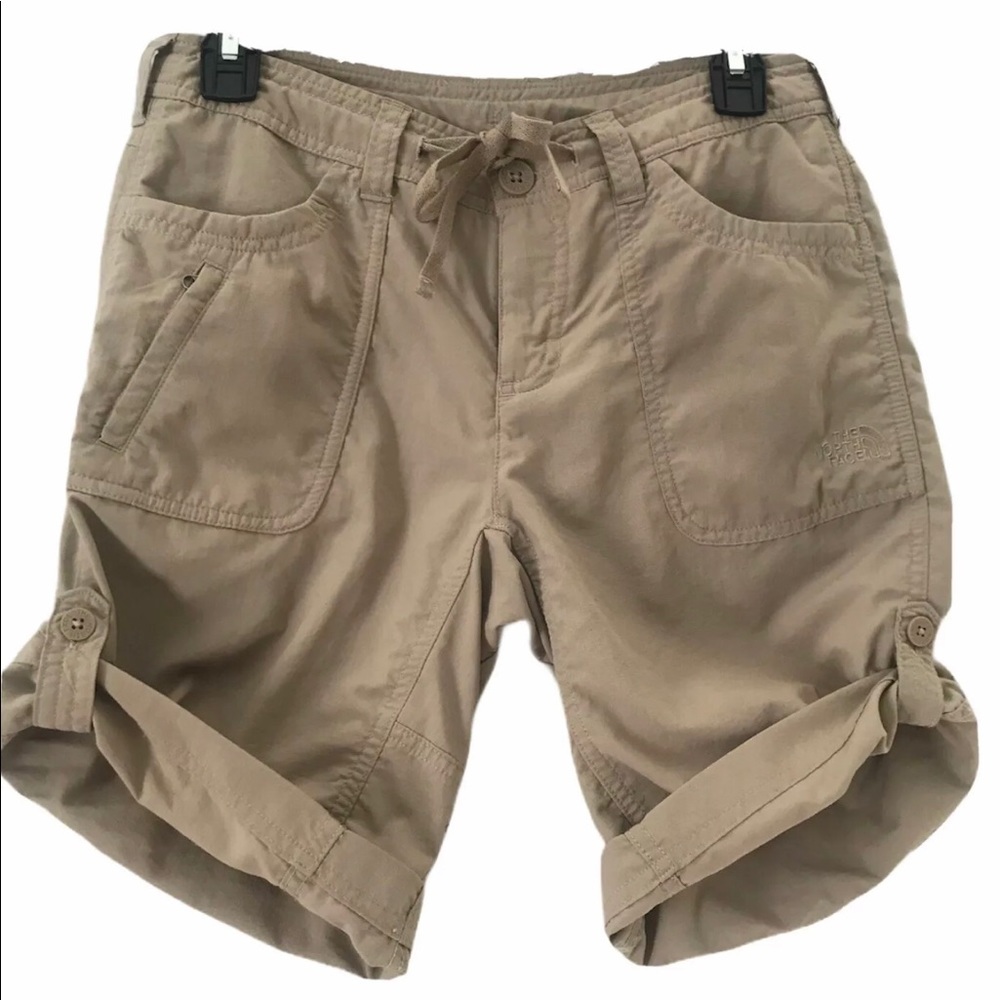 THE NORTH FACE Women Khaki Shorts Sz 2